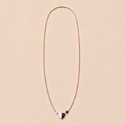 Collar Velisse Corazón Magnético Rosado