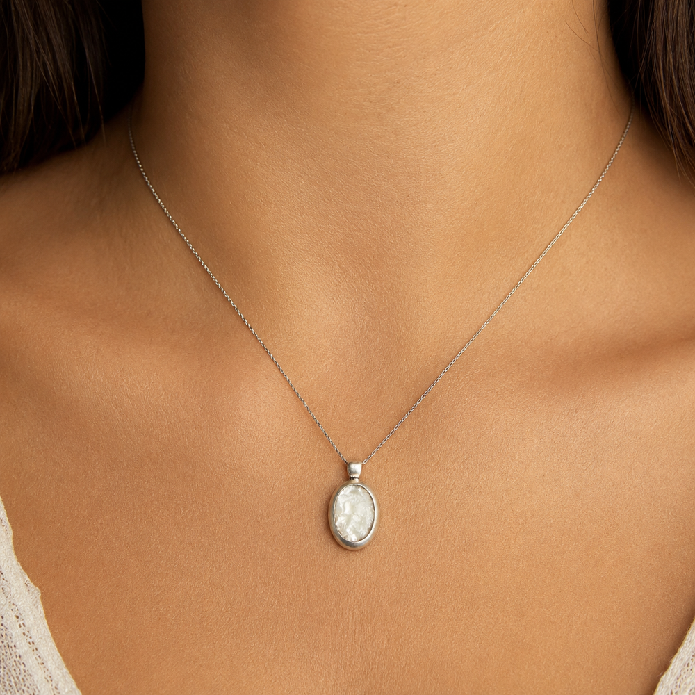 Dije Eirene Óvalo Plata .925