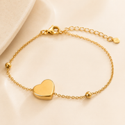 Pulsera Amara Corazón Dorado