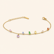 Pulsera Amelie Cristales Dorados