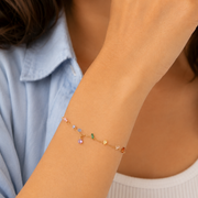Pulsera Amelie Cristales Dorados