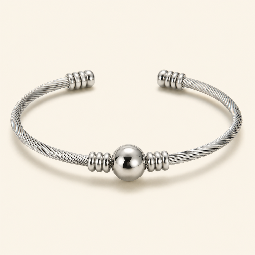 Pulsera Arven Esfera Plateada