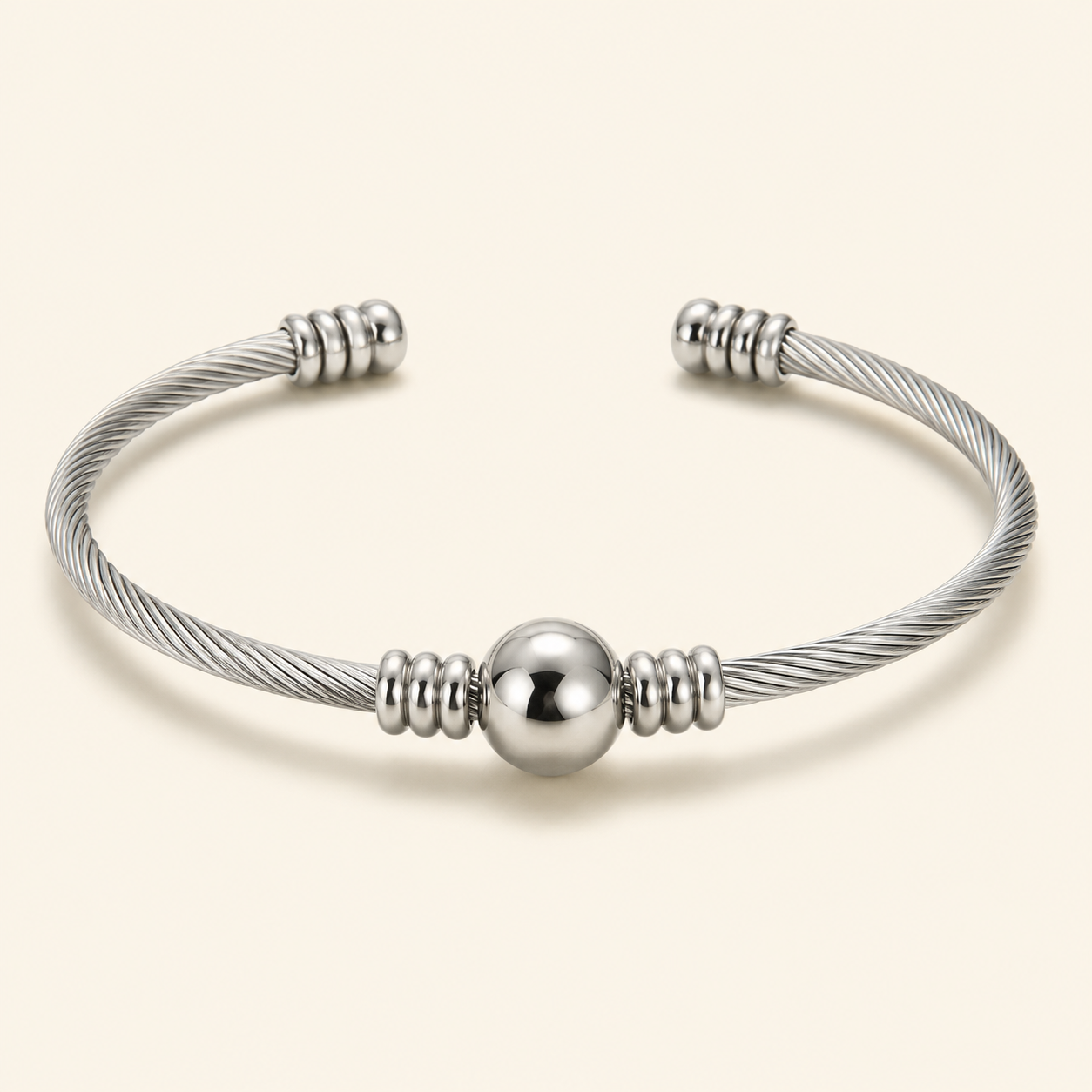 Pulsera Arven Esfera Plateada