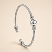 Pulsera Arven Esfera Plateada
