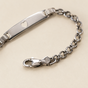Pulsera Bebé Noélie Corazón Plata .925