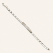 Pulsera Elaris Barra de Cristales Plata .925