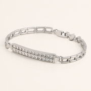Pulsera Elaris Barra de Cristales Plata .925