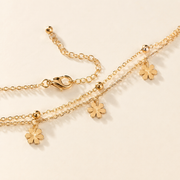 Pulsera Florelle Doble Dorada