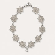 Pulsera Floriane Filigrana Floral Plata .925