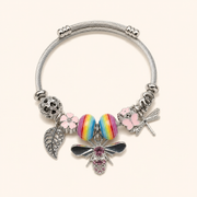 Pulsera Iriselle Charms Arcoíris