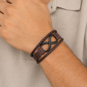 Pulsera Kael Infinito Café