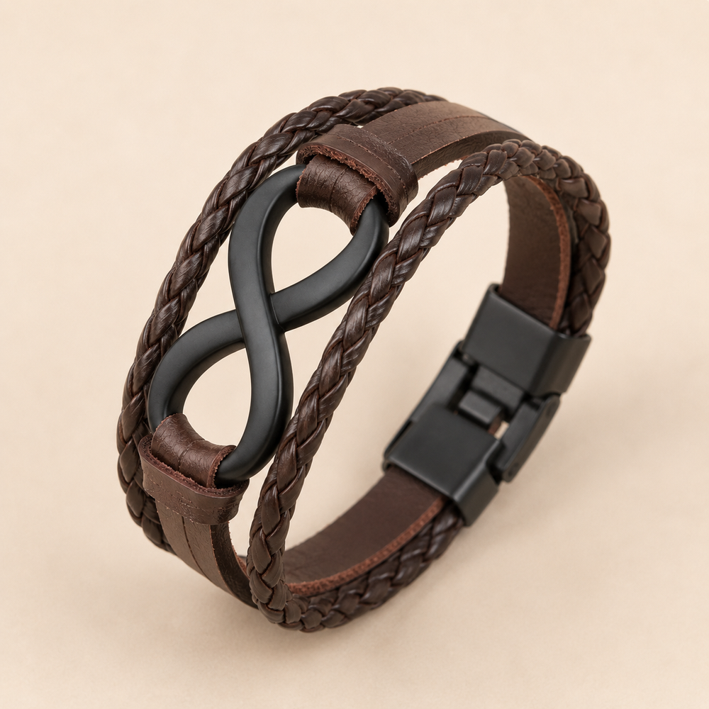 Pulsera Kael Infinito Café