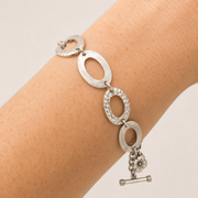 Pulsera Marielle Óvalos Martillados Plata .925