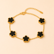 Pulsera Noir Flor Negra