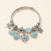 Pulsera Ondine Charms Turquesa