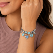 Pulsera Ondine Charms Turquesa