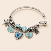 Pulsera Ondine Charms Turquesa